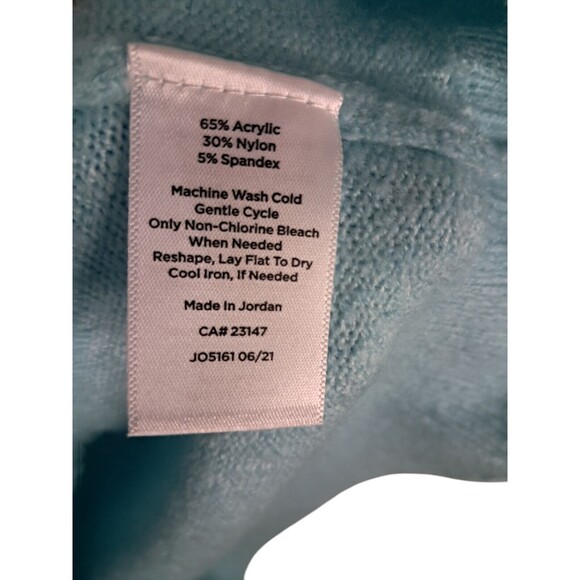 Talbots Cardigan Sweater Women's XS Blue V Neck Button Up Long Sleeve‎ Classic - Picture 5 of 8